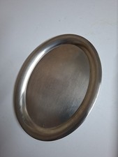 Serviertablett Oval Edelstahl Kaffeehaus super Ansehen 