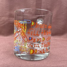 Tasse Glas Made In USA Rarität Seltene