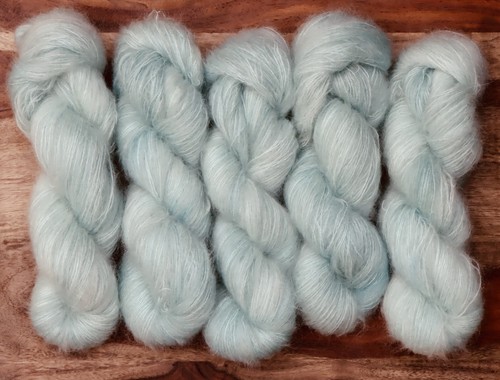 Handgefärbte kidmohair seide - handgefärbte, kidmohair/seide