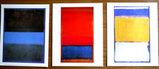 Sortiment 3 Drucke von Rothko in 24 x 30 cm