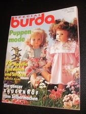 Burda Special Spezial E 193 Puppenmode Schnittmuster 75 Modelle Schildkröt Zapf 