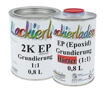 SET 2K EP-Grundierung 1:1 inkl. Härter 1,6 L | Epoxid Füller 0,8 L Härter 0,8 L
