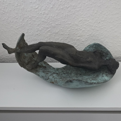 Abstrakte bronze skulptur - abstrakte, bronze-skulptur