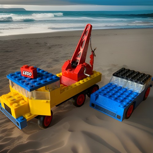 Lego 382 breakdown truck and - 382,