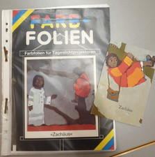 12 Farbfolien, David wird König, Kees de Kort, mit Textheft