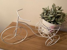 Blumenständer, Geschenk, Dekorad, Deko - Fahrrad, Weiß