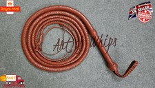 Indiana Jones Bullwhip 12 Zöpfe Top Grain Rindsleder Shot Loaded Erwachsene Peitsche