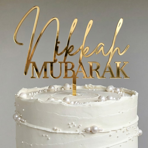 Nikkah mubarak kuchenspitze - nikkah,