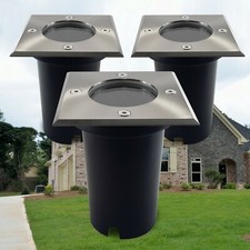 3er Set LED Gartenstrahler