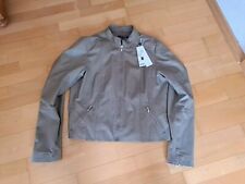 Fast Neu Esprit Damen Echt Lederjacke Jacke Gr. 40 NP 229 € khaki beige