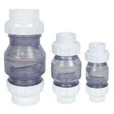 Rückschlagventil Air Aqua federlos transparent Ø 50 o. 63 mm PVC Rohr Koi Teich