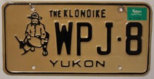 Kanada Nummernschild Yukon