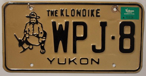 Yukon kanada nummernschild - yukon,