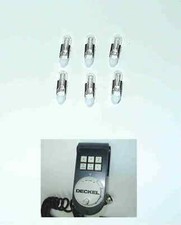 Lampe 59800155 für Elektr. Handrad 18mm für Deckel NC Fräsmaschine (6 Stück)