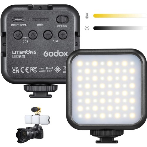 Led videolampe 3200k - videolampe, 6500k