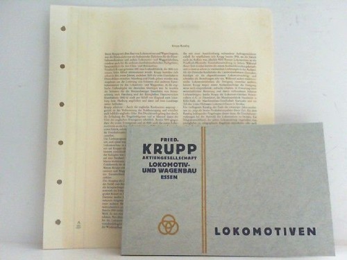 Krupp katalog deutsche - -, katalog.