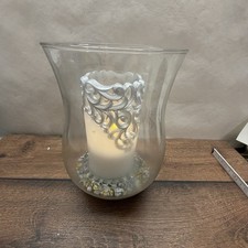 Elambia LED Windlicht Glas