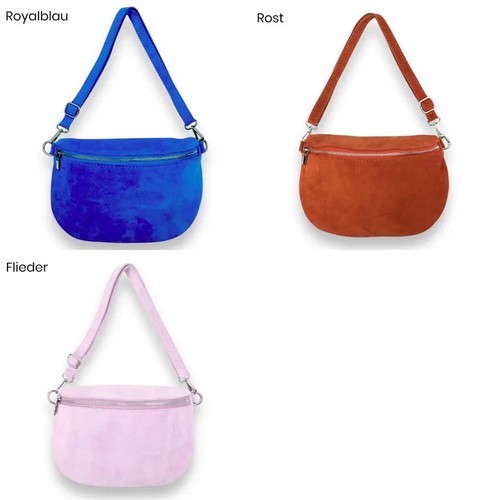 Wildleder crossbody bag - crossbody,