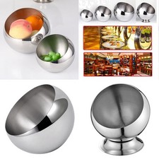 Edelstahl serviert Snack