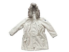 gefütterter ONLY CARMAKOMA Anorak, Gr. M, beige, Damen-Jacke, Fellkapuze, Parka