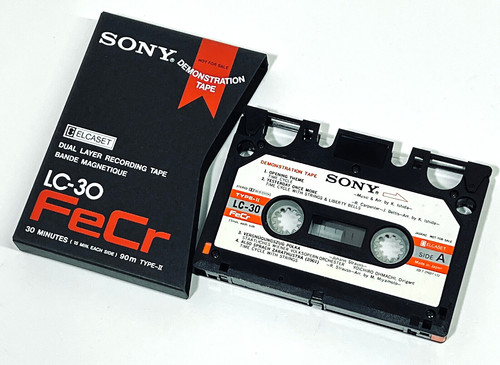 Sony fecr elcaset demo - lc-30,