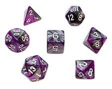 7er Würfelset 4-20 seitig