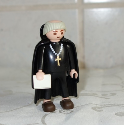 Mönch schwarze kutte - -,