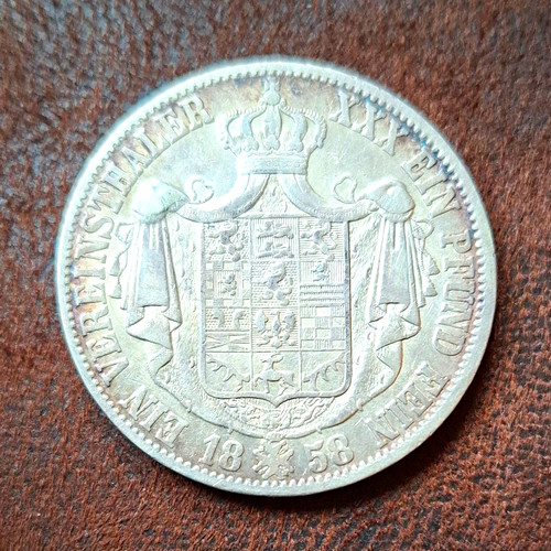 Mark 1858 silbermünze - mark,