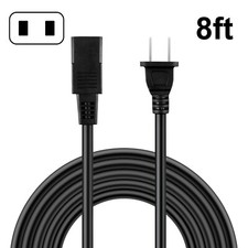 8ft AC Power Cord Cable for