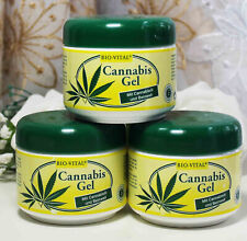 3x125ml Bio-Vital Körpercreme Hanf Gel Hanfgel mit Beinwell
