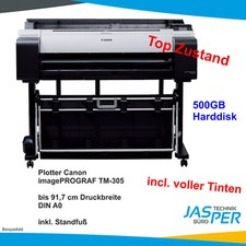 Canon imagePROGRAF TM-305 Plotter, gebr. NUR 223 qm geplottet CAD