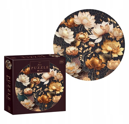 Runde blumen puzzle - runde, 1