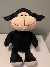 Kinder Ferrero Lukas Locke Lamm , Schaf Schwarz Stofftier Kuscheltier 25 cm 