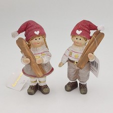 Dekofigur 2 Stk. Winterkinder