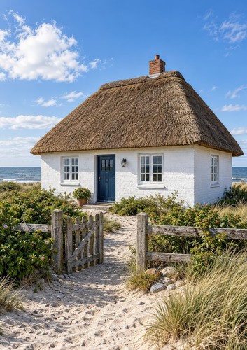 Nordsee ferienhaus poster - nordsee, a3