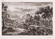 Landscape river bridge Brücke