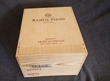 6er Weinkiste Holzkiste OHK m.Schiebedeckel Ramos Pinto Portugal Box Deko Aufbew