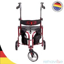 Antar Premium 3-Rad Rollator Dreirad-Rollator Leicht Aluminium 