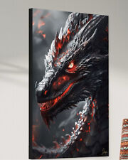 Drachen Leinwand Bild Game Of