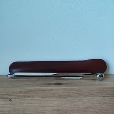 Spitzzirkel Schule Ausbildung Pinzette Leder Etui Edelstahl Vintage Zirkel 