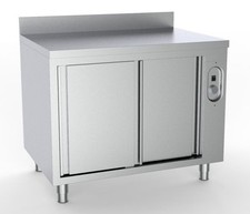 Combisteel Wärmeschrank 2 Türen - Edelstahl, 30–80°C, 1,5kW, 230V, 120x70x85cm