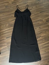 Maxikleid Damen H&M schwarz in 38