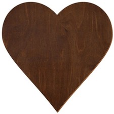 Holz Herz Kastanie beidseitig