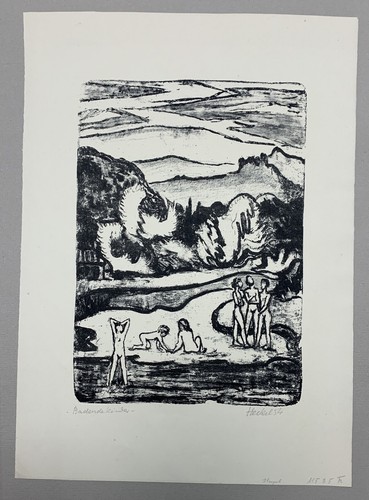 Erich heckel badende kinder - erich,