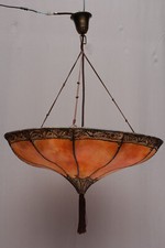 Alte Lampe Hippie Ethno Tierhaut orientalisch Hängeleuchte Henna vintage marokko