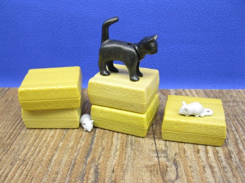 Strohballen mit katze - mit, maus