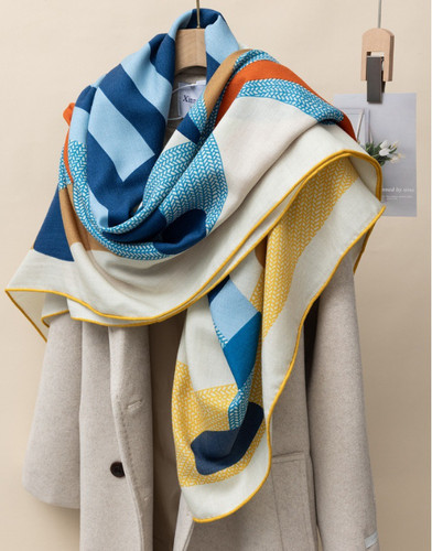 Cashmere silk shawl - silk,