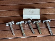 Vintage 5 x Gillette Safety