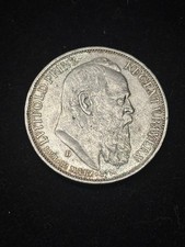 3 Mark Luitpold Von Bayern 1911 Kaiserreich Silber