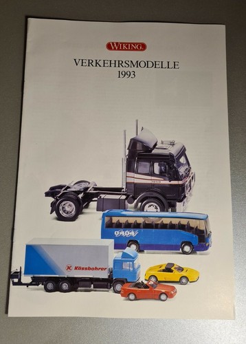 Prospekt 1993 wiking katalog - prospekt,